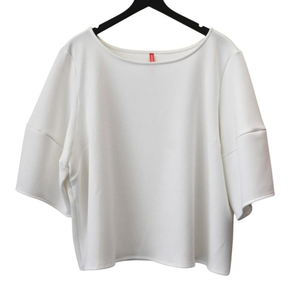 Spanx Off-White Modal-Blend Crop Top Size 3X 20376R